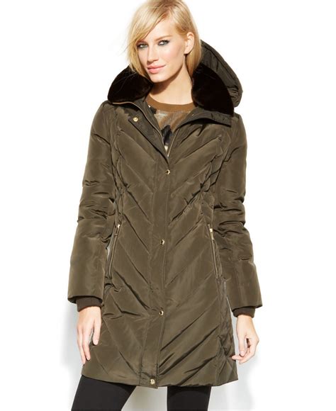 michael kors womens parkas|michael kors ladies padded coats.